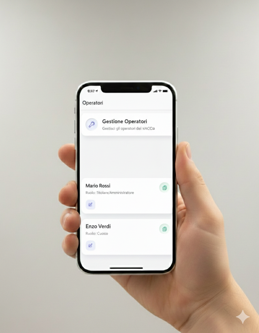 Operatori e firme in ordine